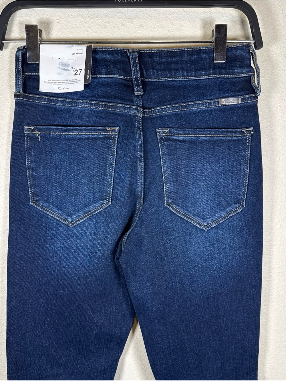 KanCan High Rise Flare Jeans Dark Wash Stretch Denim KC7124D Size 7/27 Western - Picture 3 of 8